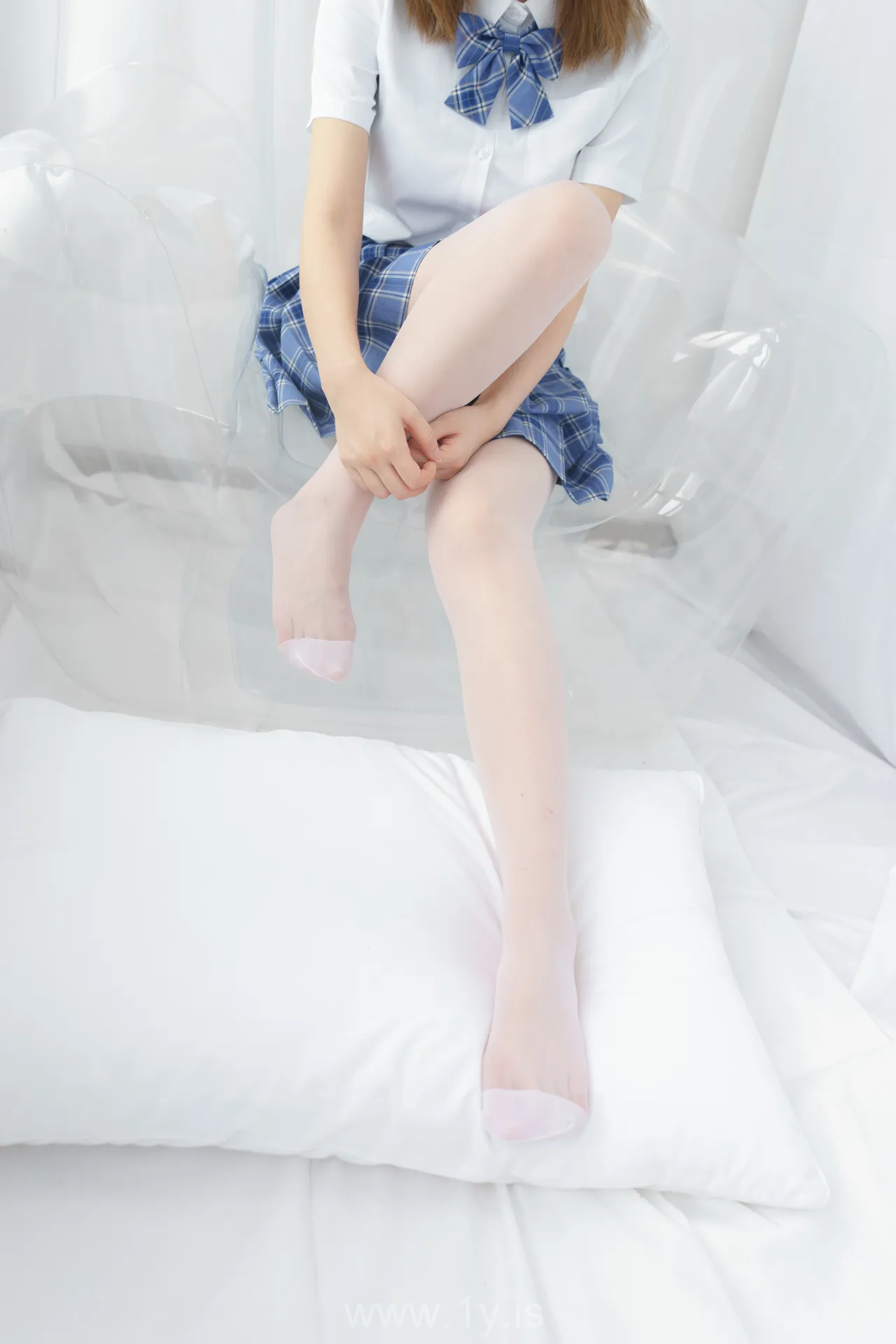 森萝财团 BETA-030 蓝色格子裙