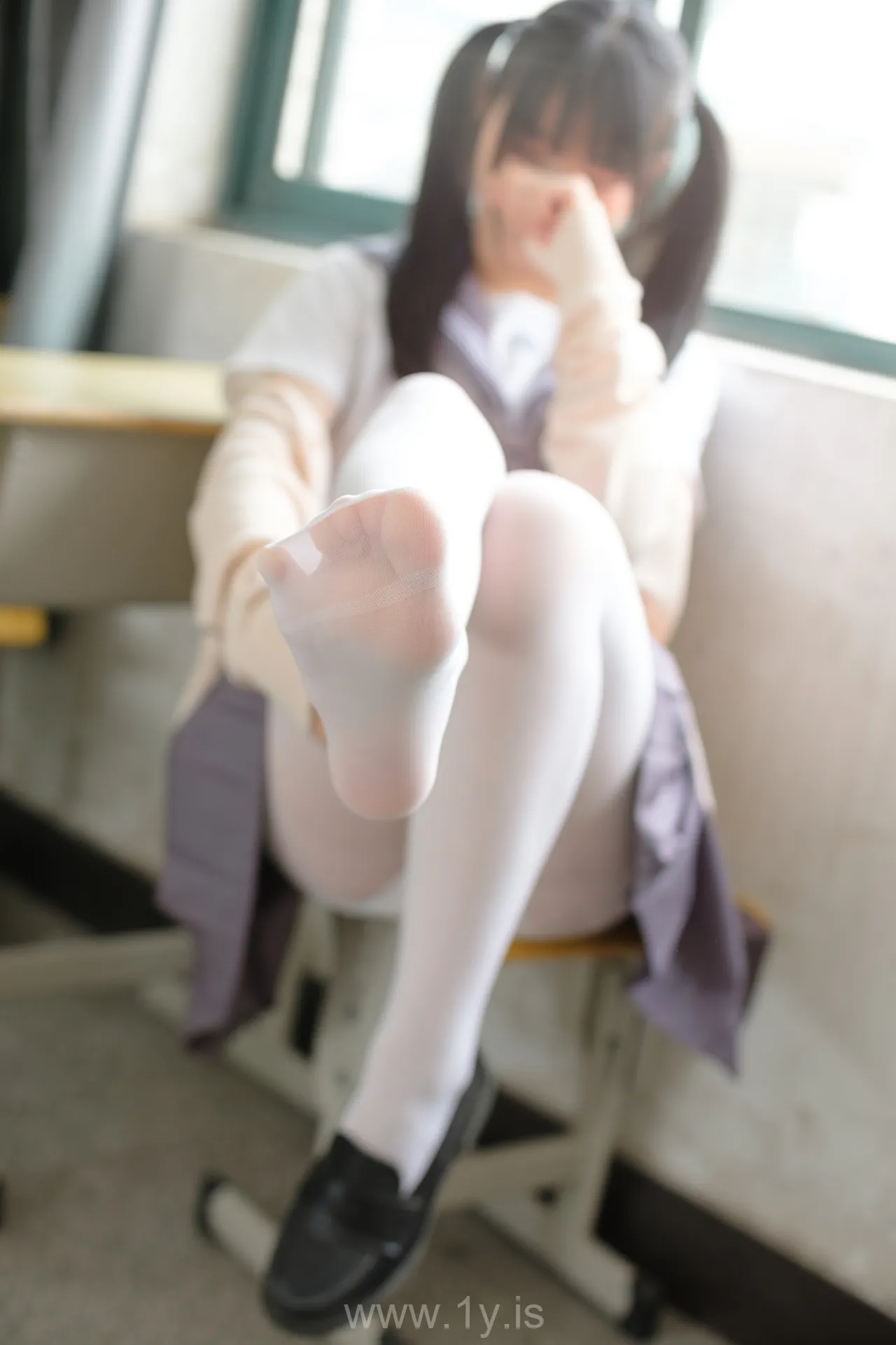 森萝财团 X-017 JK校服白丝