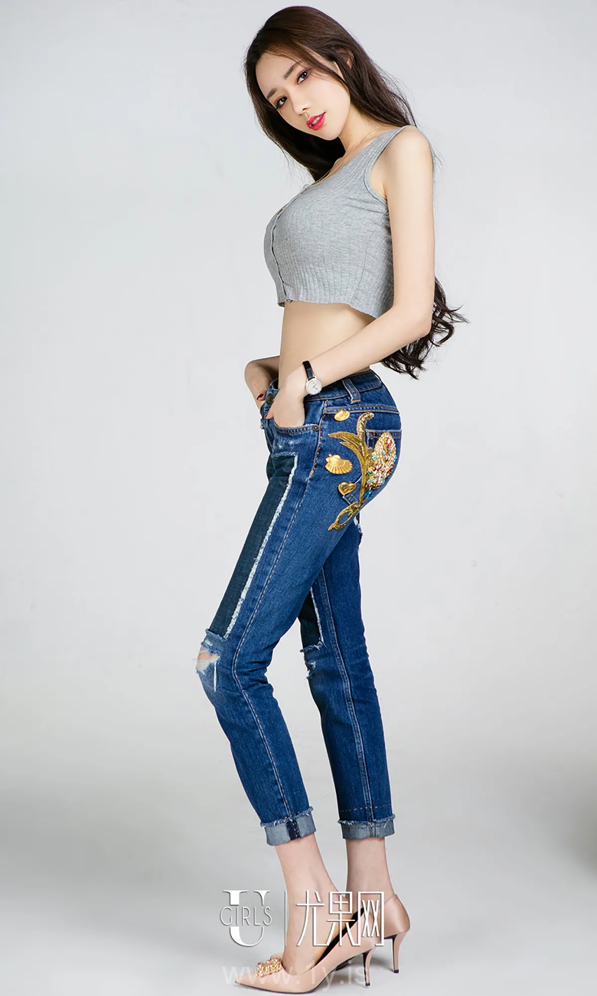 UGIRLS NO.738 Slim & Well-developed Chinese Model 萌琪琪