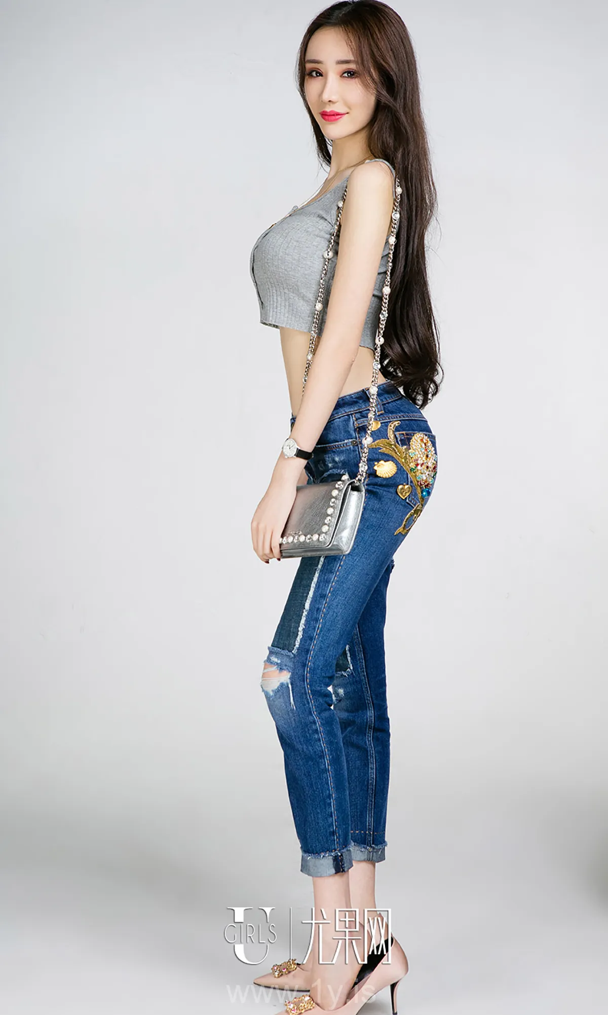 UGIRLS NO.738 Slim & Well-developed Chinese Model 萌琪琪
