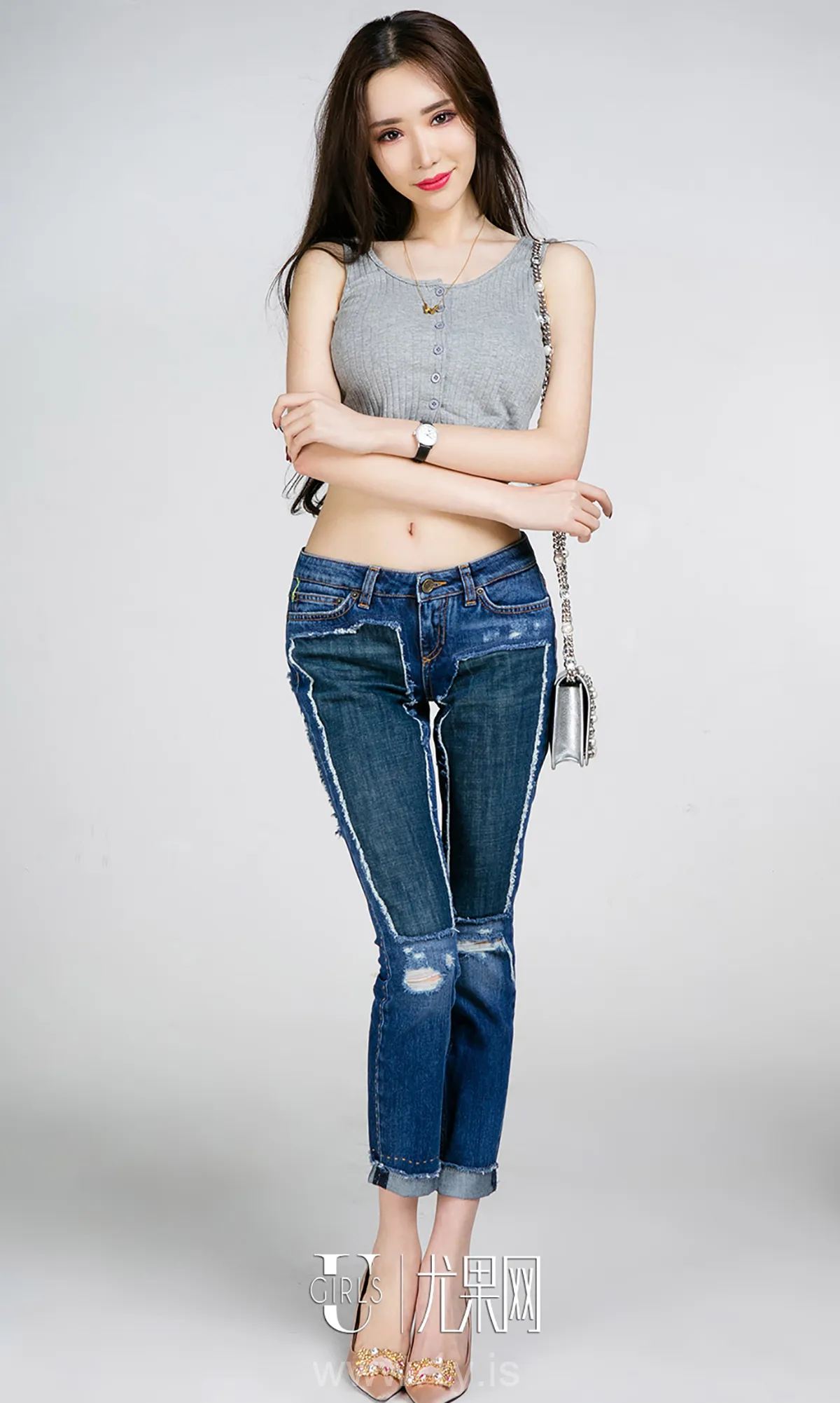 UGIRLS NO.738 Slim & Well-developed Chinese Model 萌琪琪