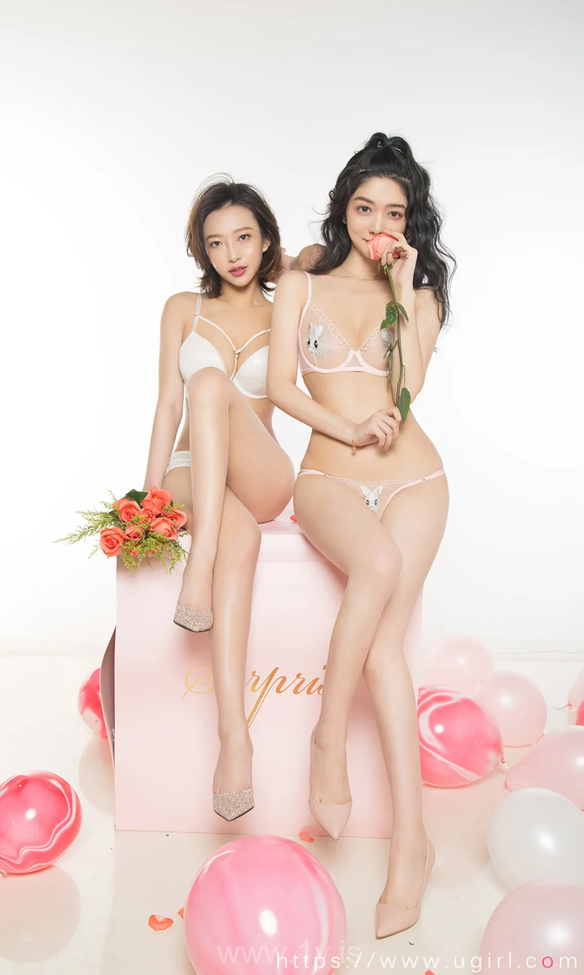 UGIRLS NO.1731 Appealing Chinese Cutie 情节特殊小琪&栗子