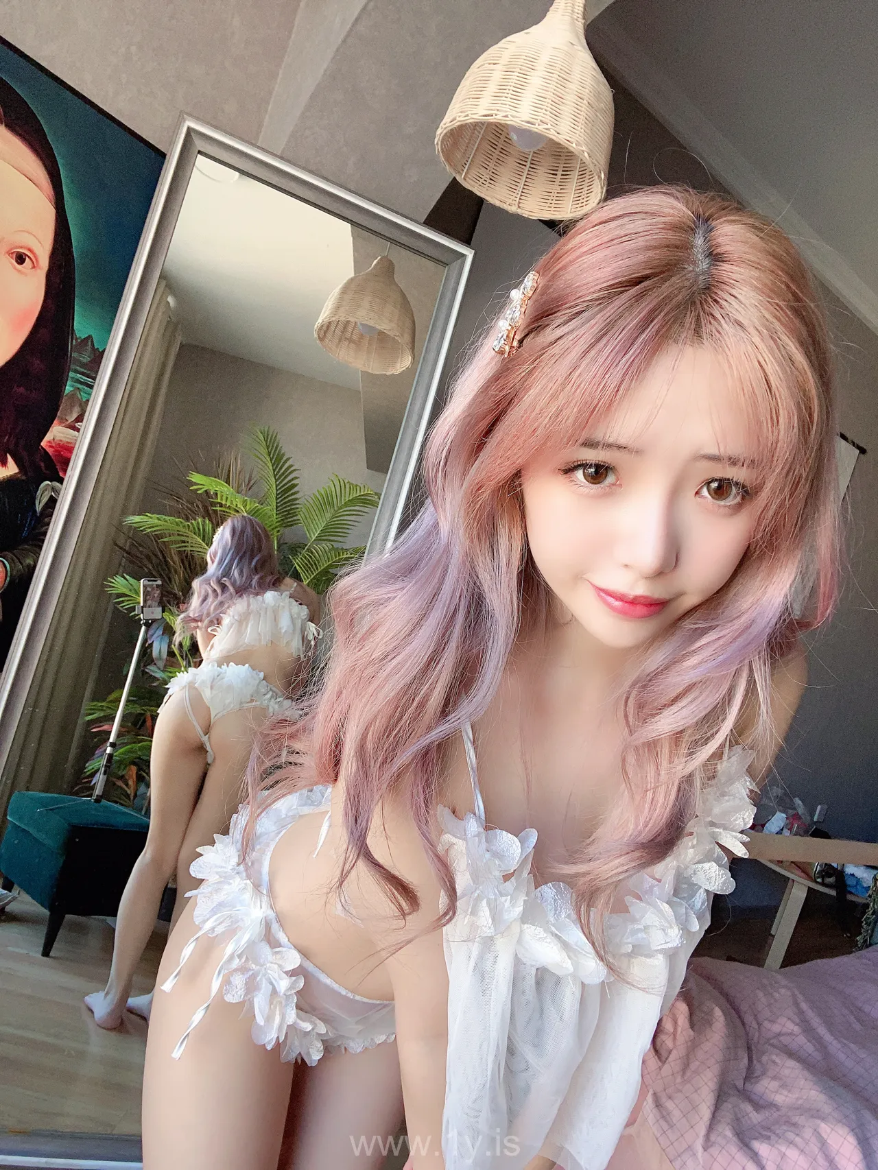 雯妹不讲道理 NO.041纯白花朵