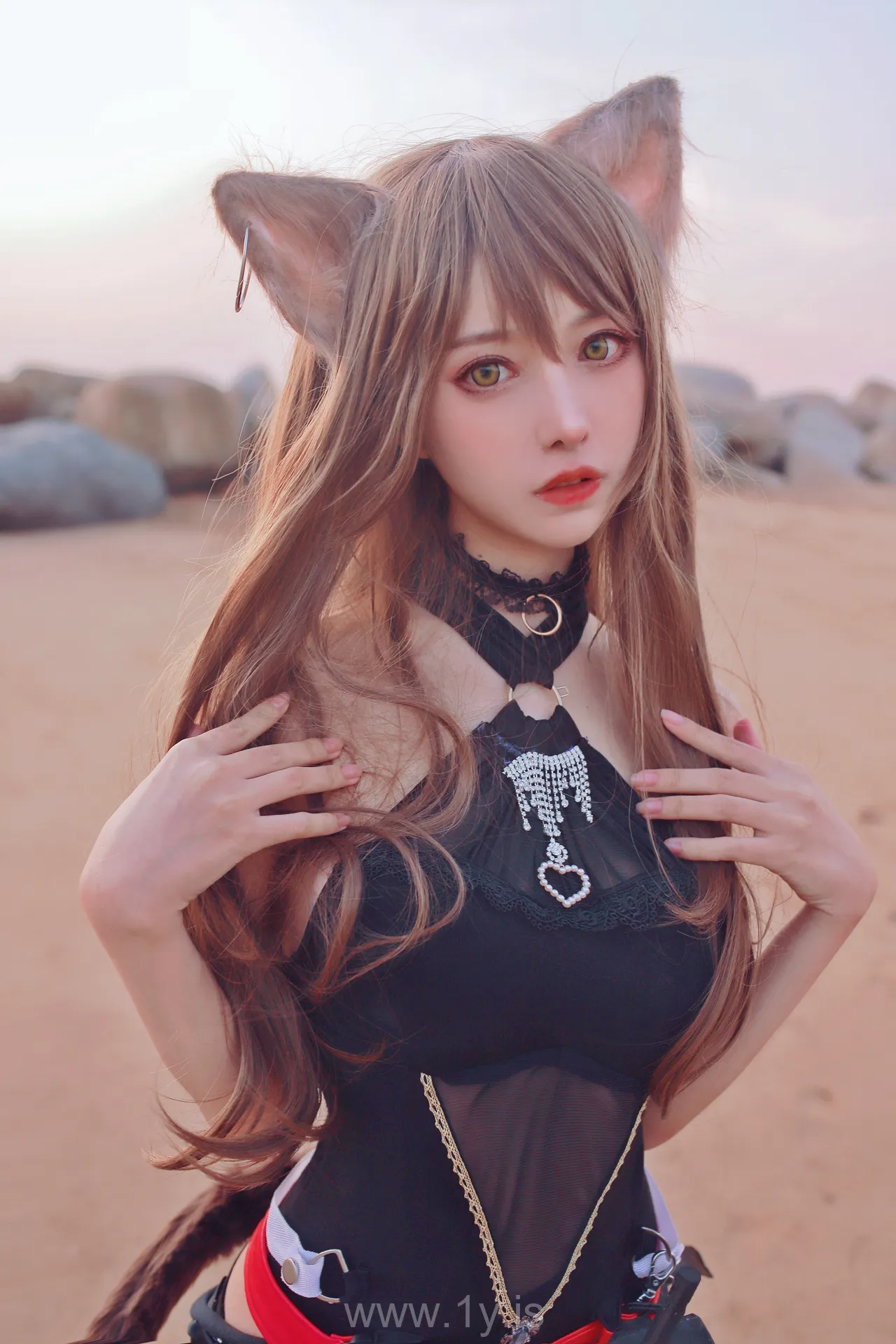 Coser@Shika小鹿鹿 NO.042 Well-developed & Gorgeous Chinese Women 天火泳装