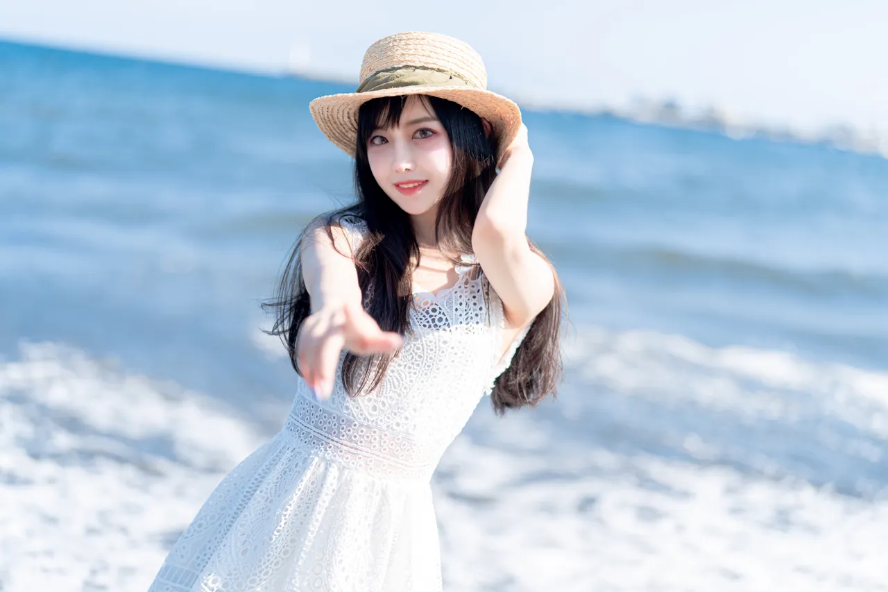 Coser@Shika小鹿鹿 NO.044 Pretty & Stylish Asian Beauty 镰仓江之岛