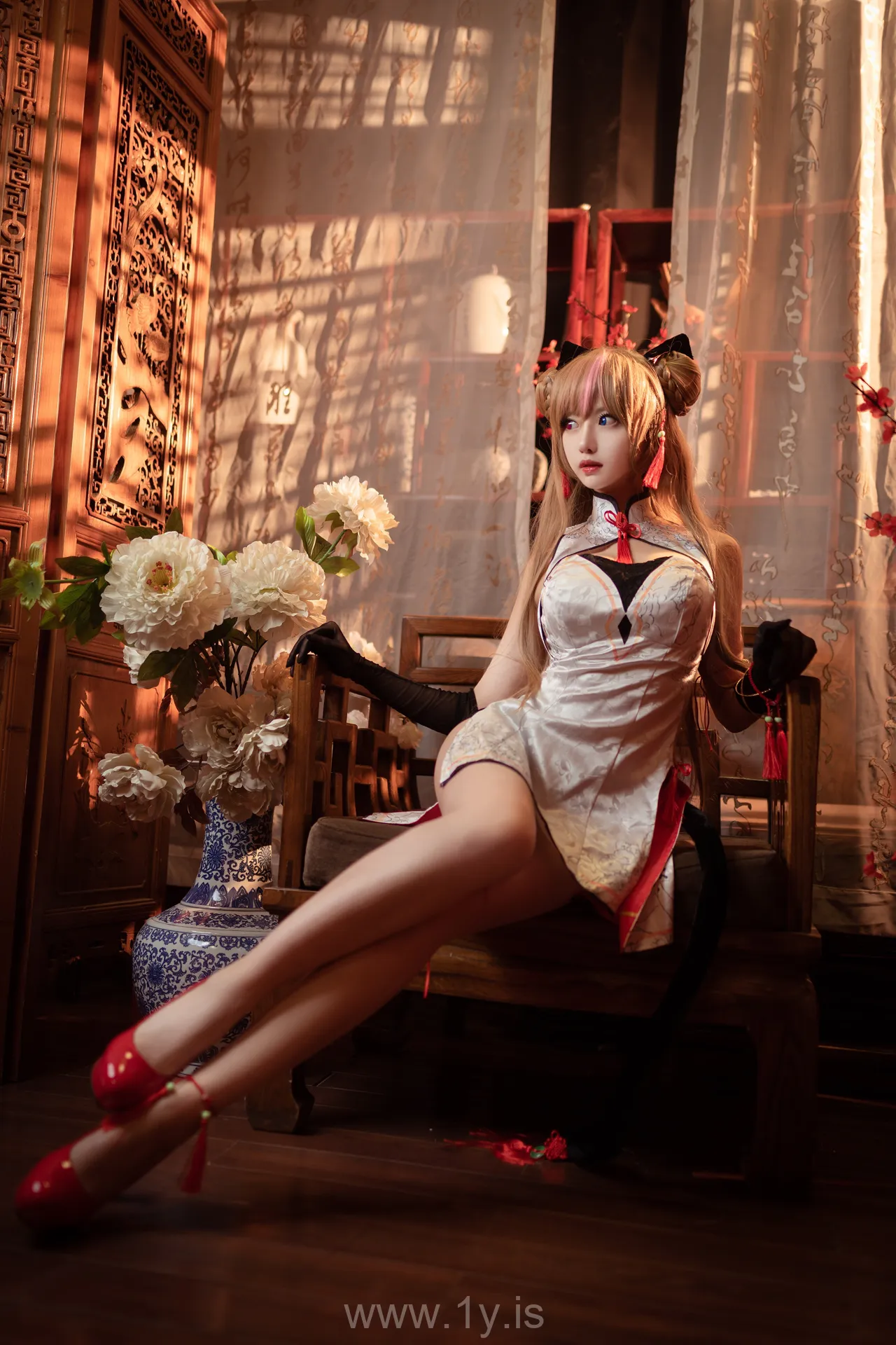 Coser@Shika小鹿鹿 NO.047 Adorable & Elegant Asian Peri 蜂糖花