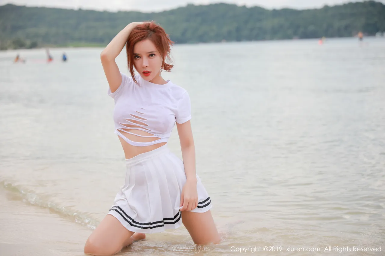 XIUREN(秀人网) NO.1728 Quiet & Pretty Chinese Goddess 艾小青