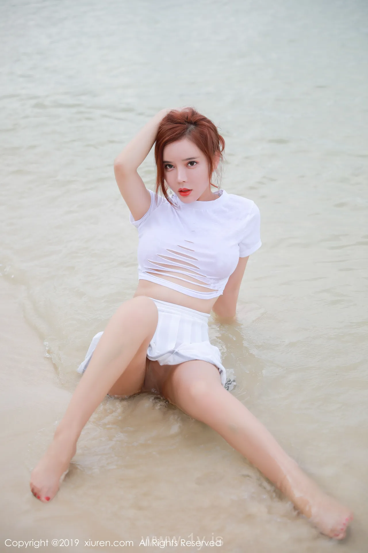 XIUREN(秀人网) NO.1728 Quiet & Pretty Chinese Goddess 艾小青