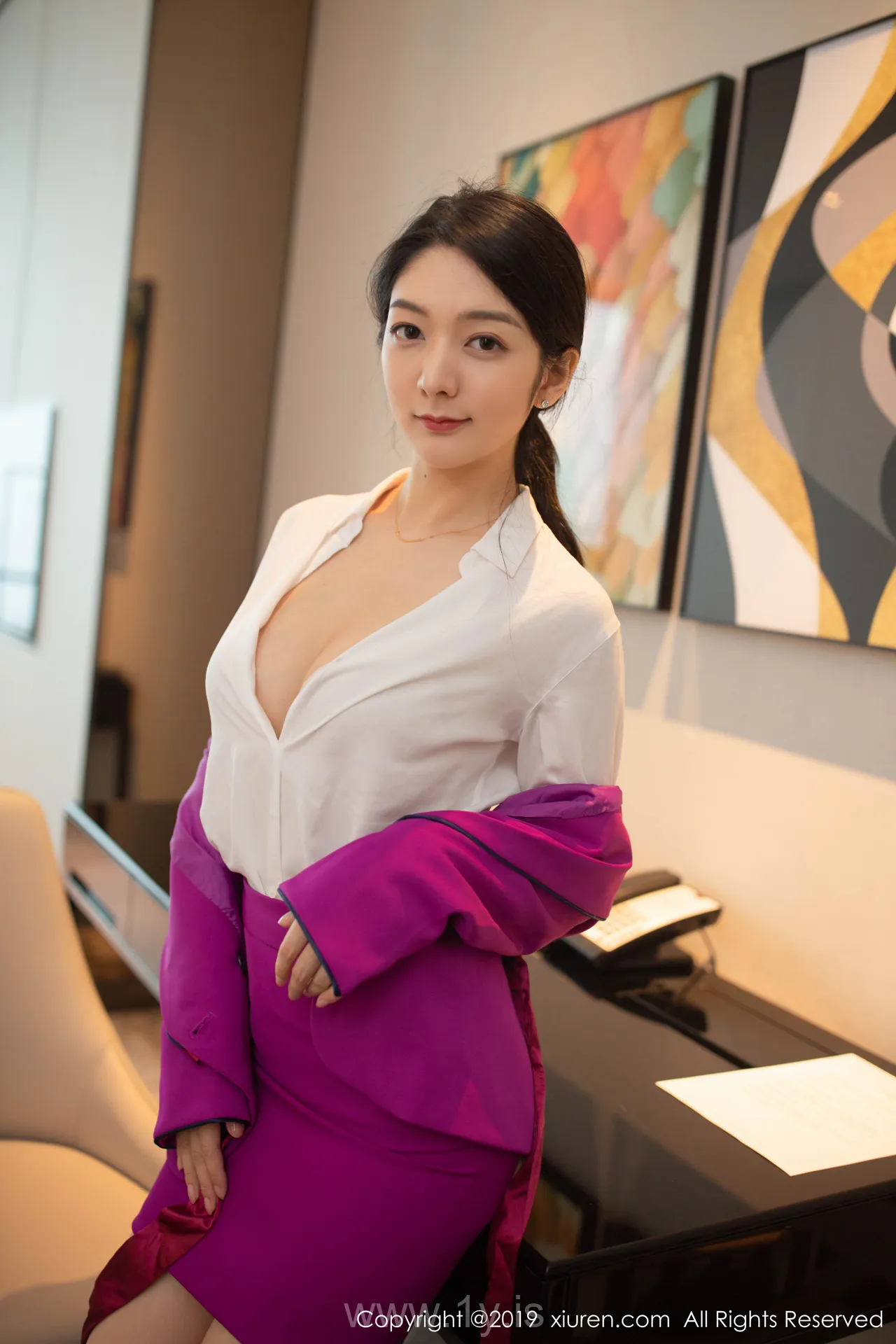 XIUREN(秀人网) NO.1799 Refined Chinese Belle Angela小热巴