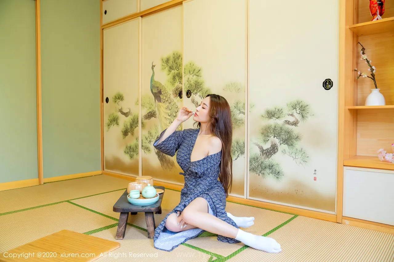 XIUREN(秀人网) NO.2002 Pretty Asian Goddess 周井空