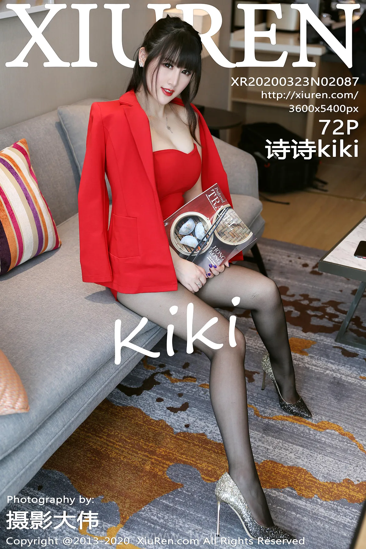 XIUREN(秀人网) NO.2087 Good-looking & Fashionable Chinese Goddess 诗诗kiki
