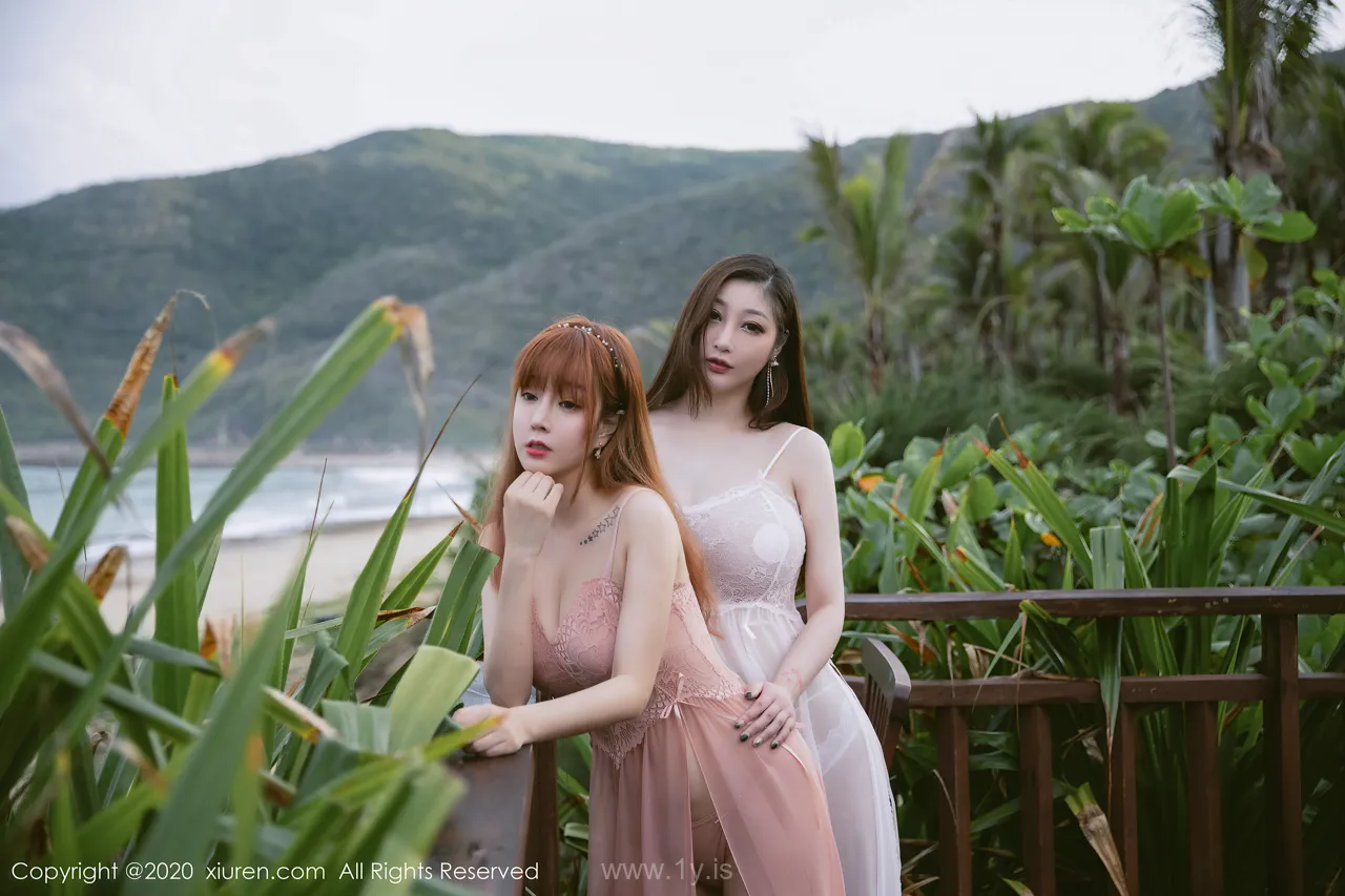 XIUREN(秀人网) NO.2444 Extraordinary & Pretty Chinese Model 模特合辑妲己和王雨纯