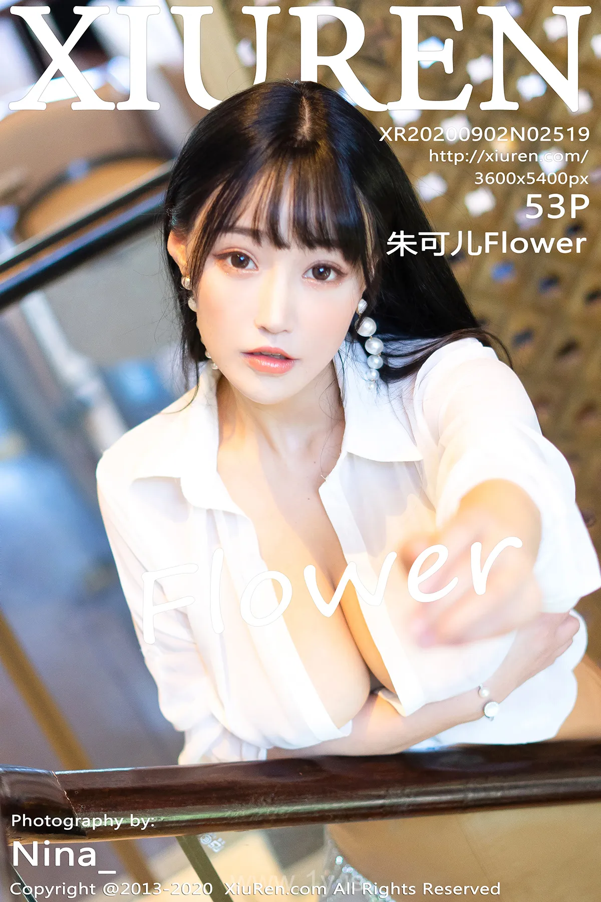 XIUREN(秀人网) NO.2519 Good-looking & Breathtaking Chinese Chick 朱可儿Flower