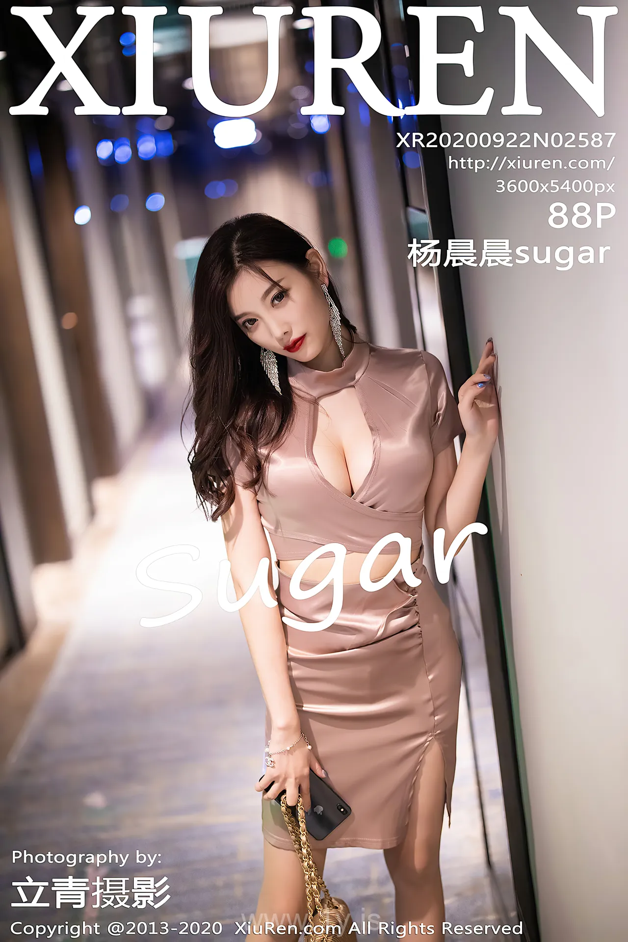 XIUREN(秀人网) NO.2587 Slim & Appealing Asian Girl 杨晨晨SUGAR