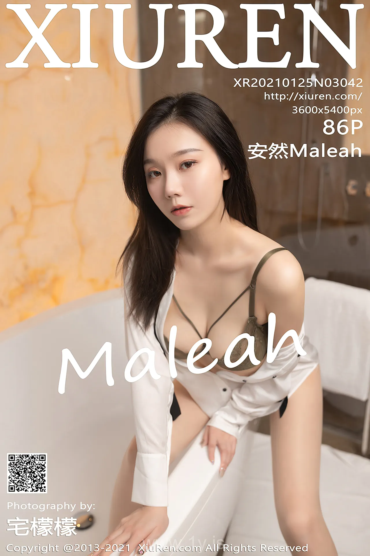 XIUREN(秀人网) NO.3042 Nice-looking Asian Belle 安然Maleah