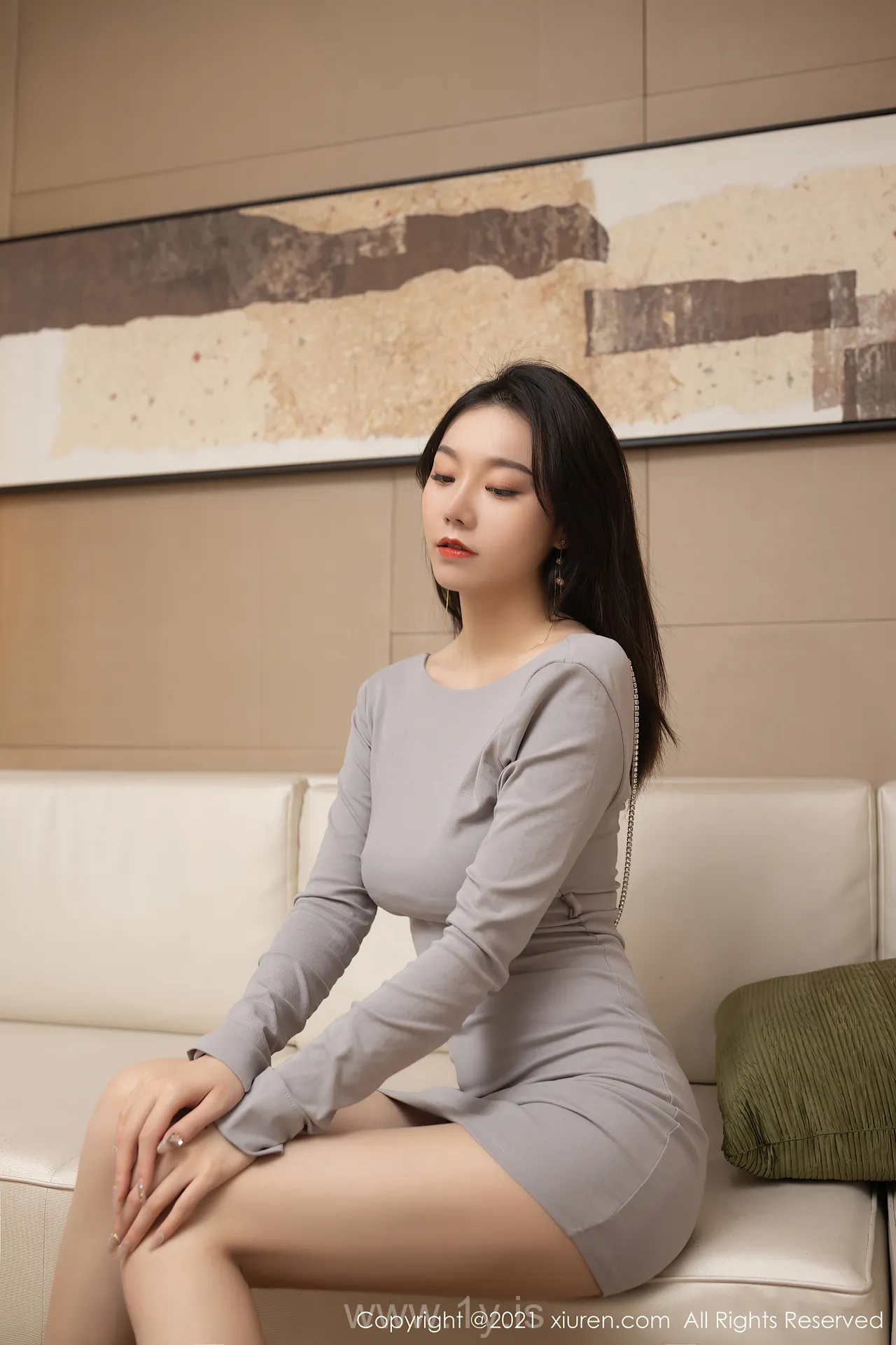 XIUREN(秀人网) NO.3075 Sexy & Fair Chinese Homebody Girl 安然Maleah