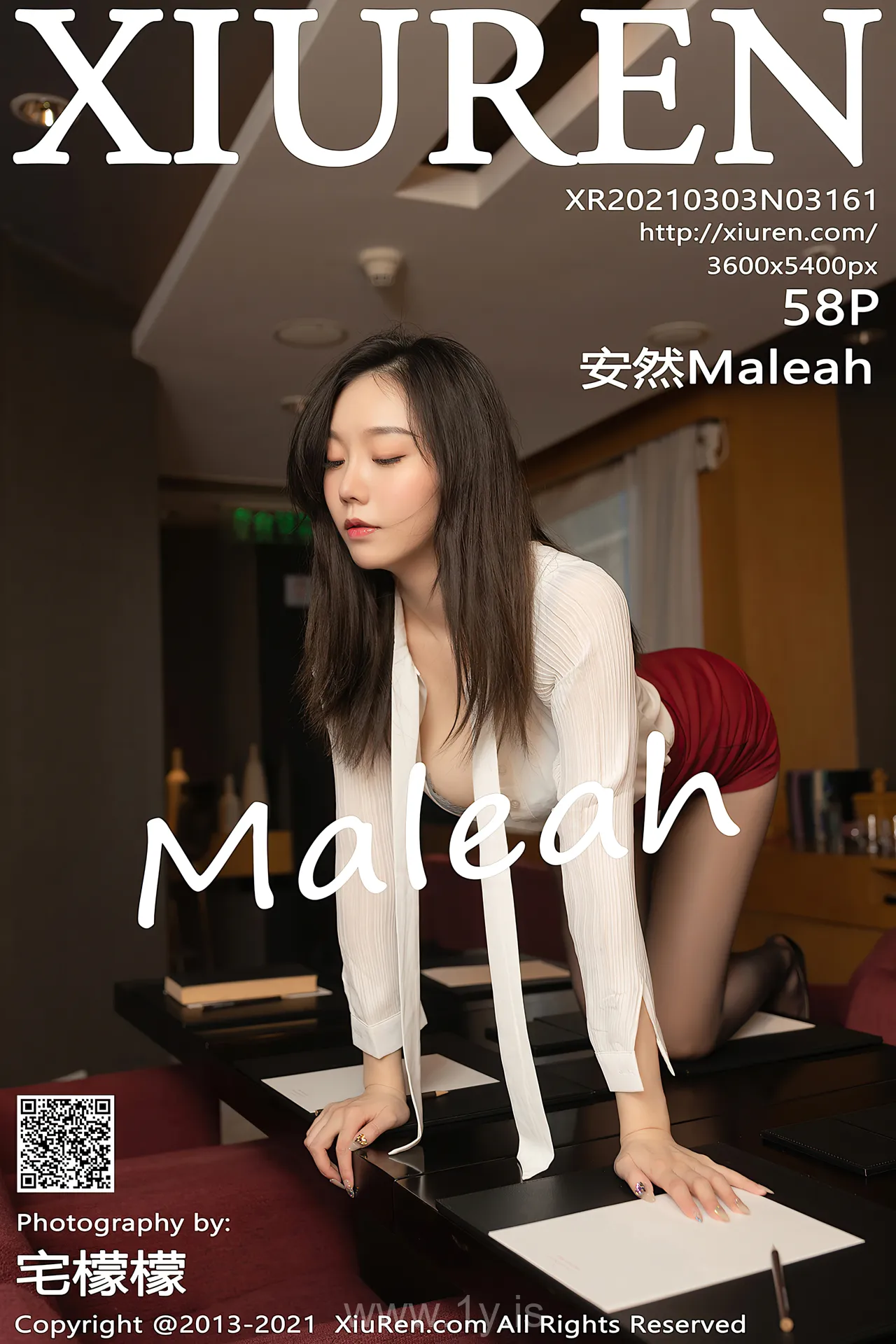 XIUREN(秀人网) NO.3161 Elegant Asian Homebody Girl 安然Maleah