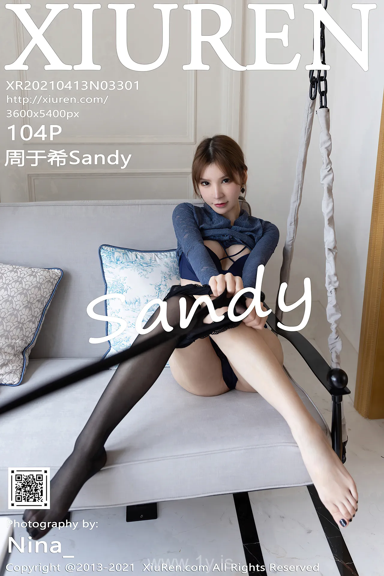 XIUREN(秀人网) NO.3301 Gorgeous Chinese Homebody Girl 周于希Sandy