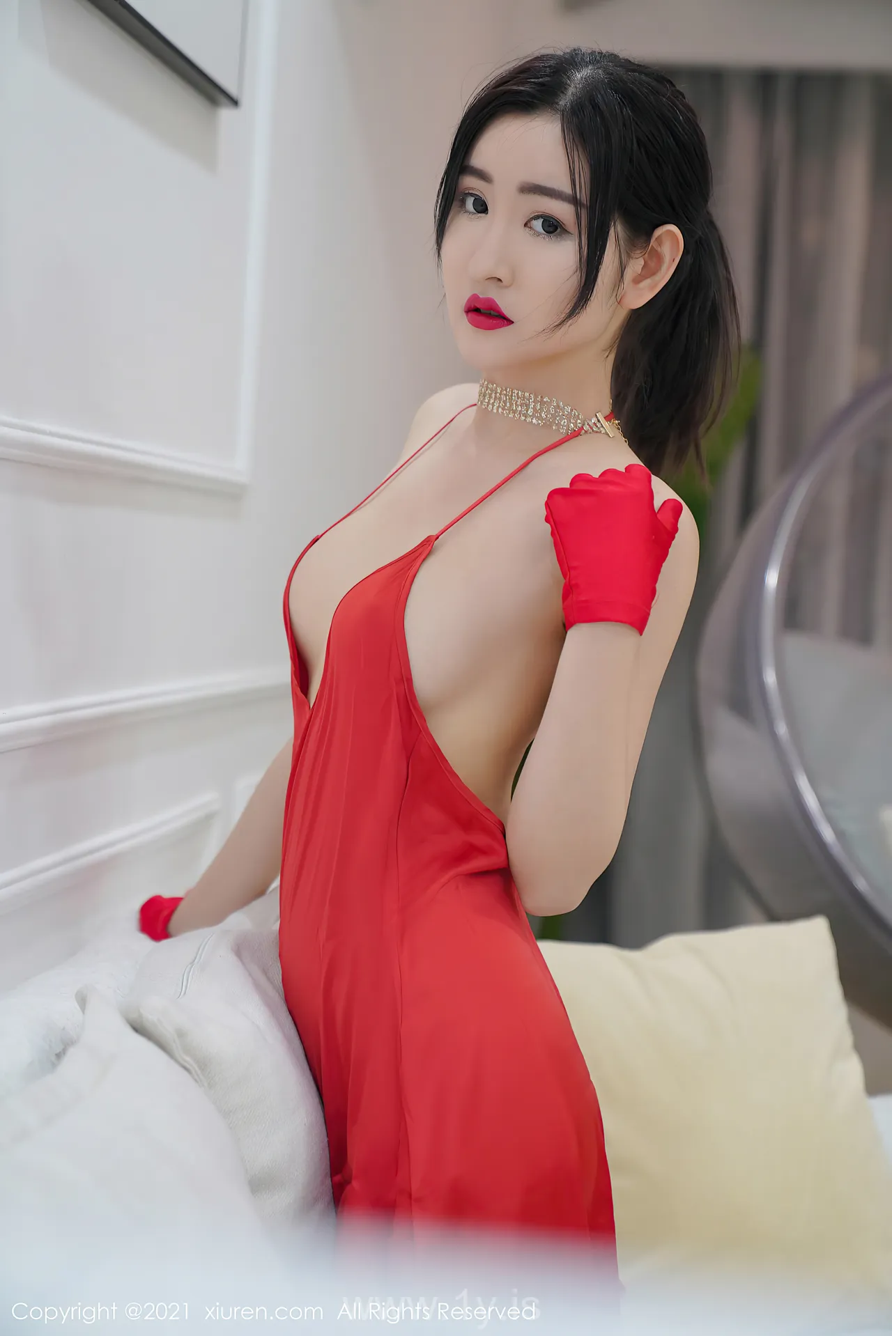 XIUREN(秀人网) NO.3372 Adorable Asian Belle 沈梦瑶
