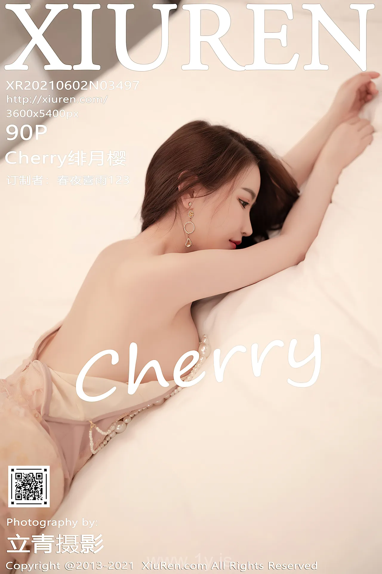 XIUREN(秀人网) NO.3497 Elegant & Knockout Chinese Model Cherry绯月樱