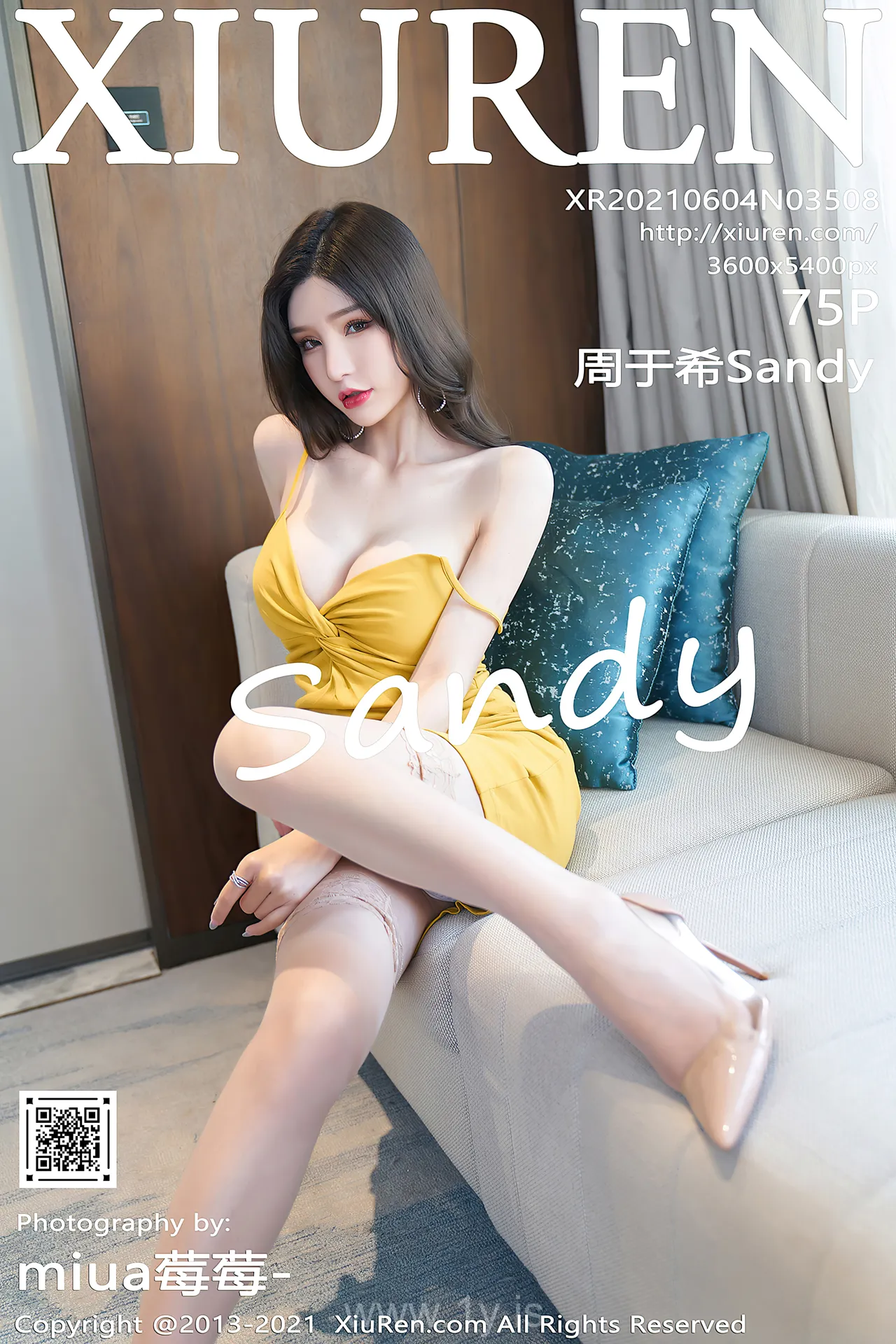 XIUREN(秀人网) NO.3508 Charming Chinese Cougar 周于希Sandy