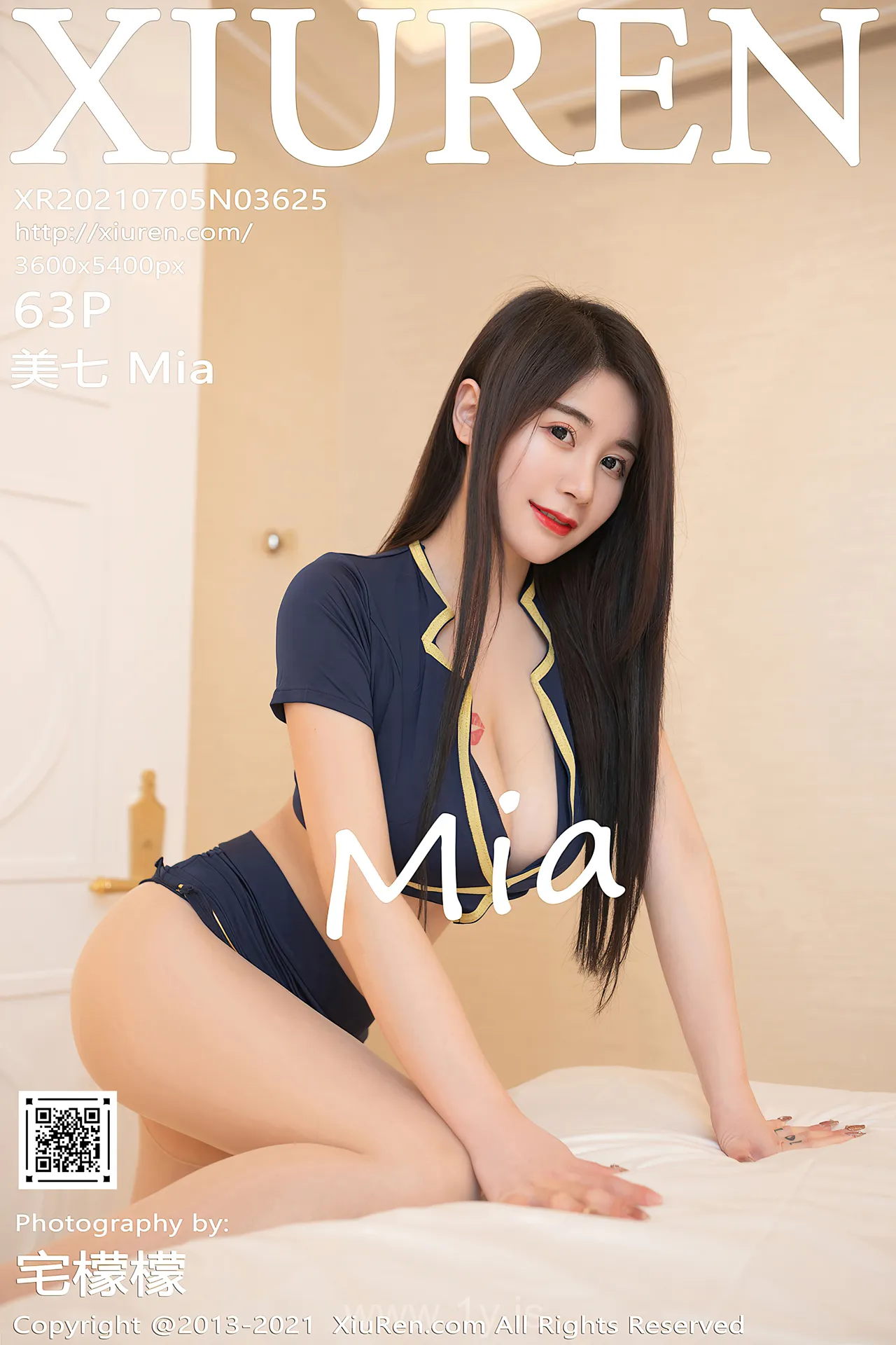 XIUREN(秀人网) NO.3625 Lively & Stunning Chinese Girl 美七Mia
