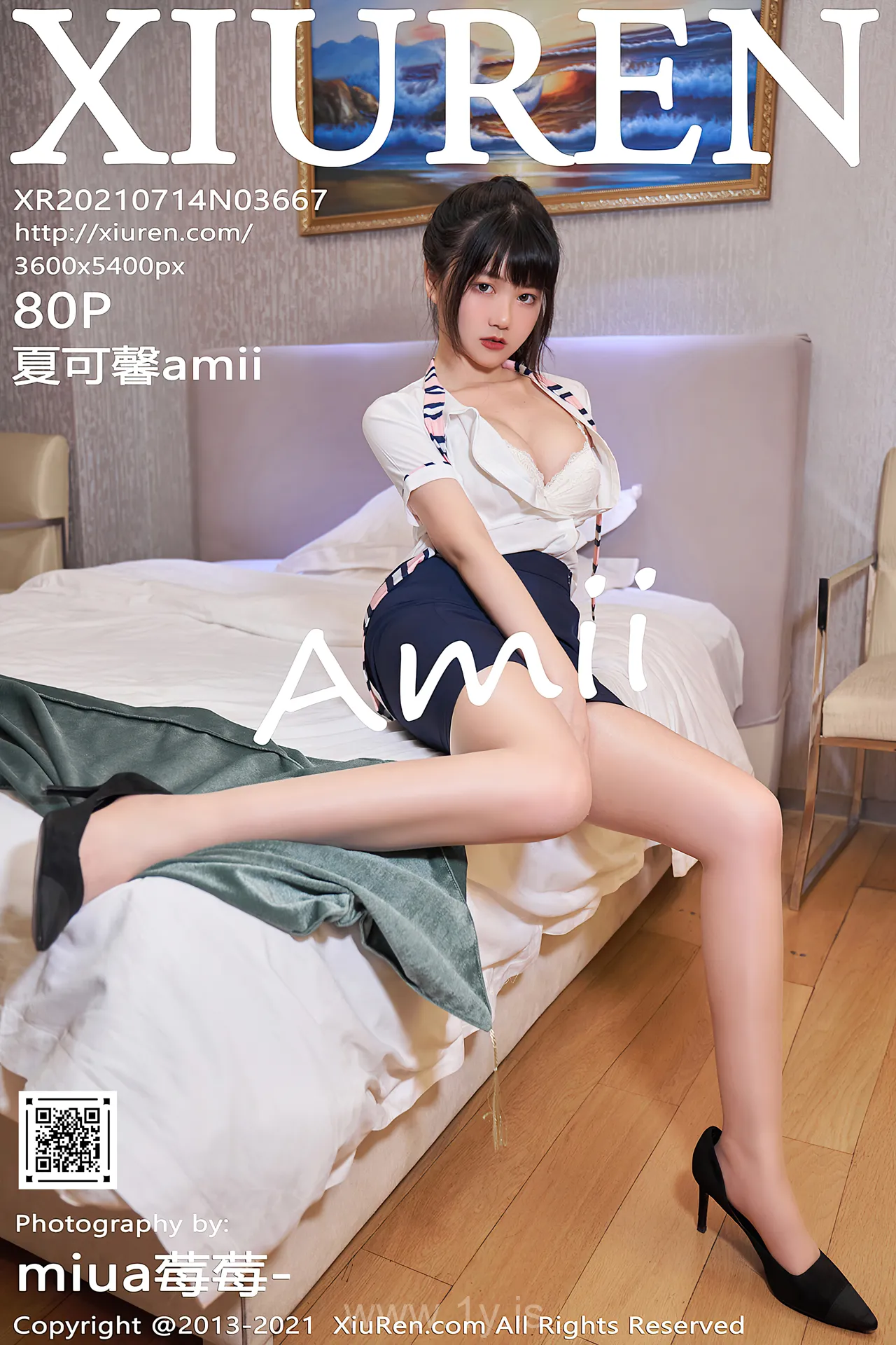 XIUREN(秀人网) NO.3667 Exquisite Asian Chick 夏可馨amii
