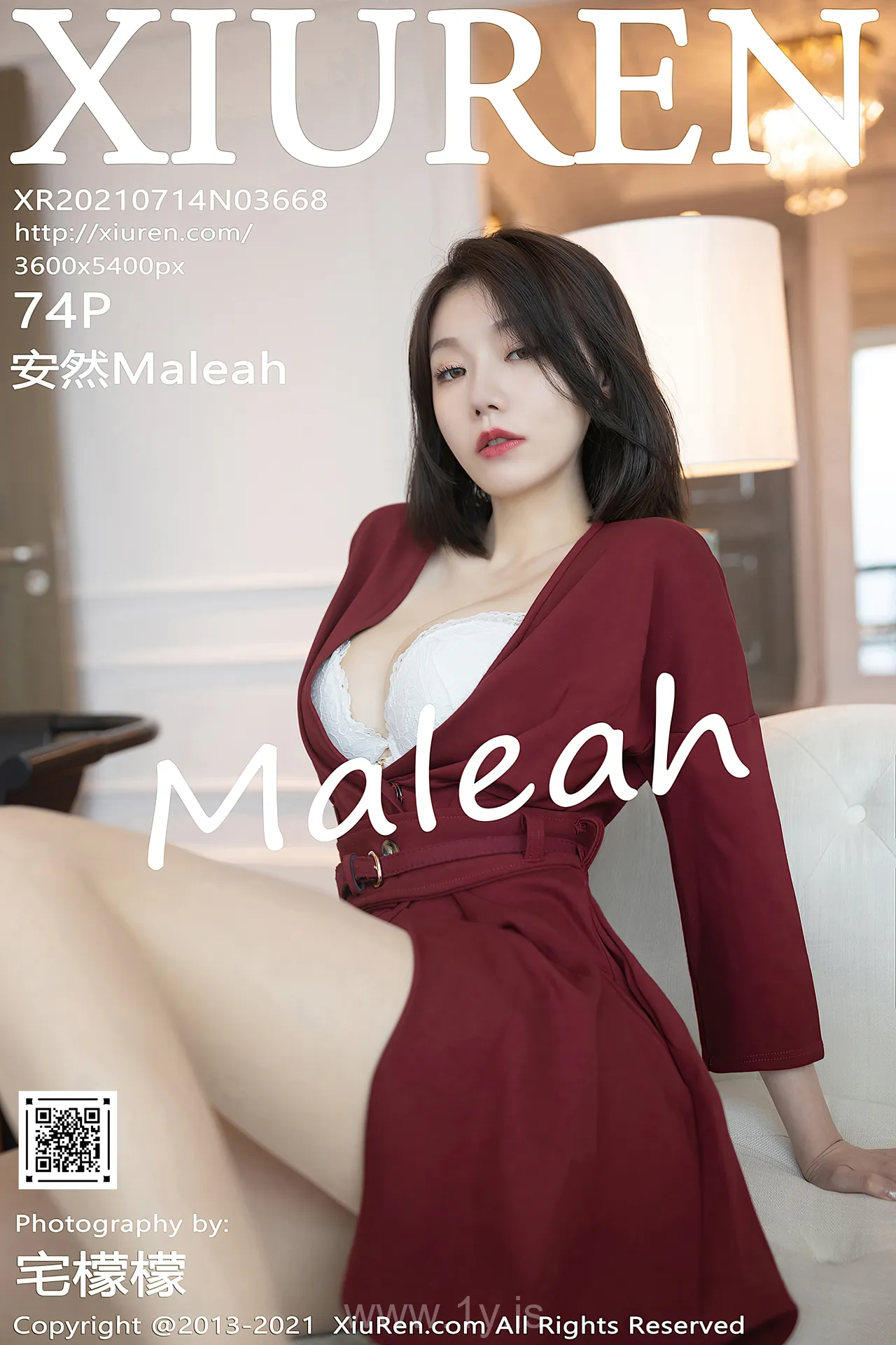 XIUREN(秀人网) NO.3668 Good-looking & Lively Chinese Teen 安然Maleah