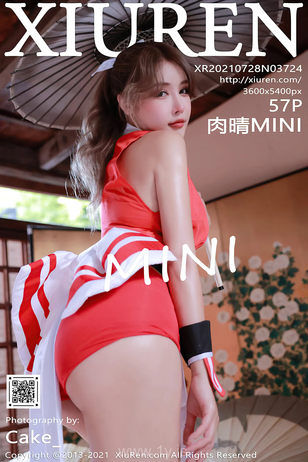 XIUREN(秀人网) NO.3724 Trendy & Gorgeous Chinese Homebody Girl 肉晴MINI