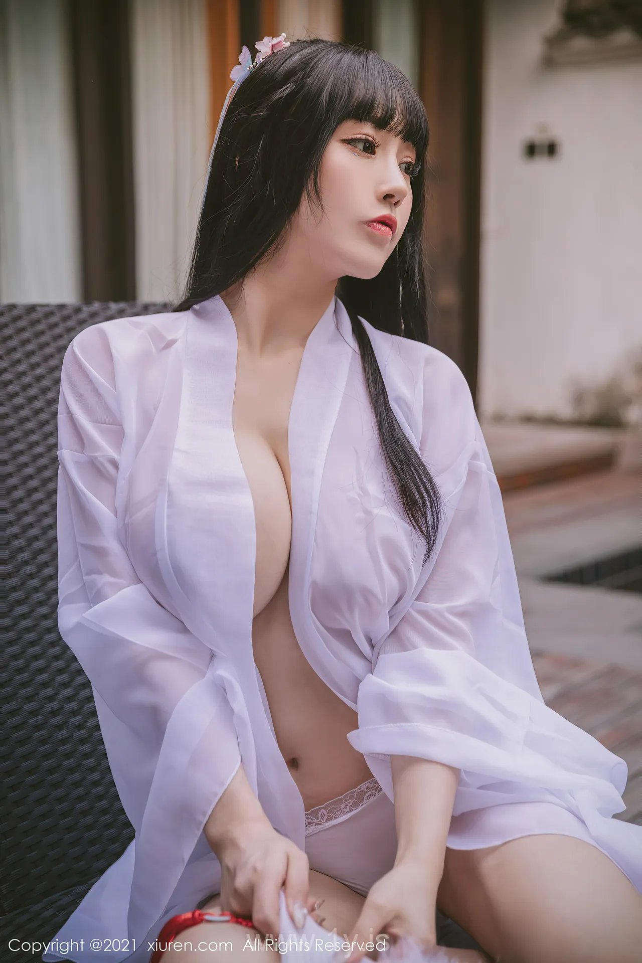 XIUREN(秀人网) NO.3749 Adorable & Sexy Asian Babe 朱可儿Flower