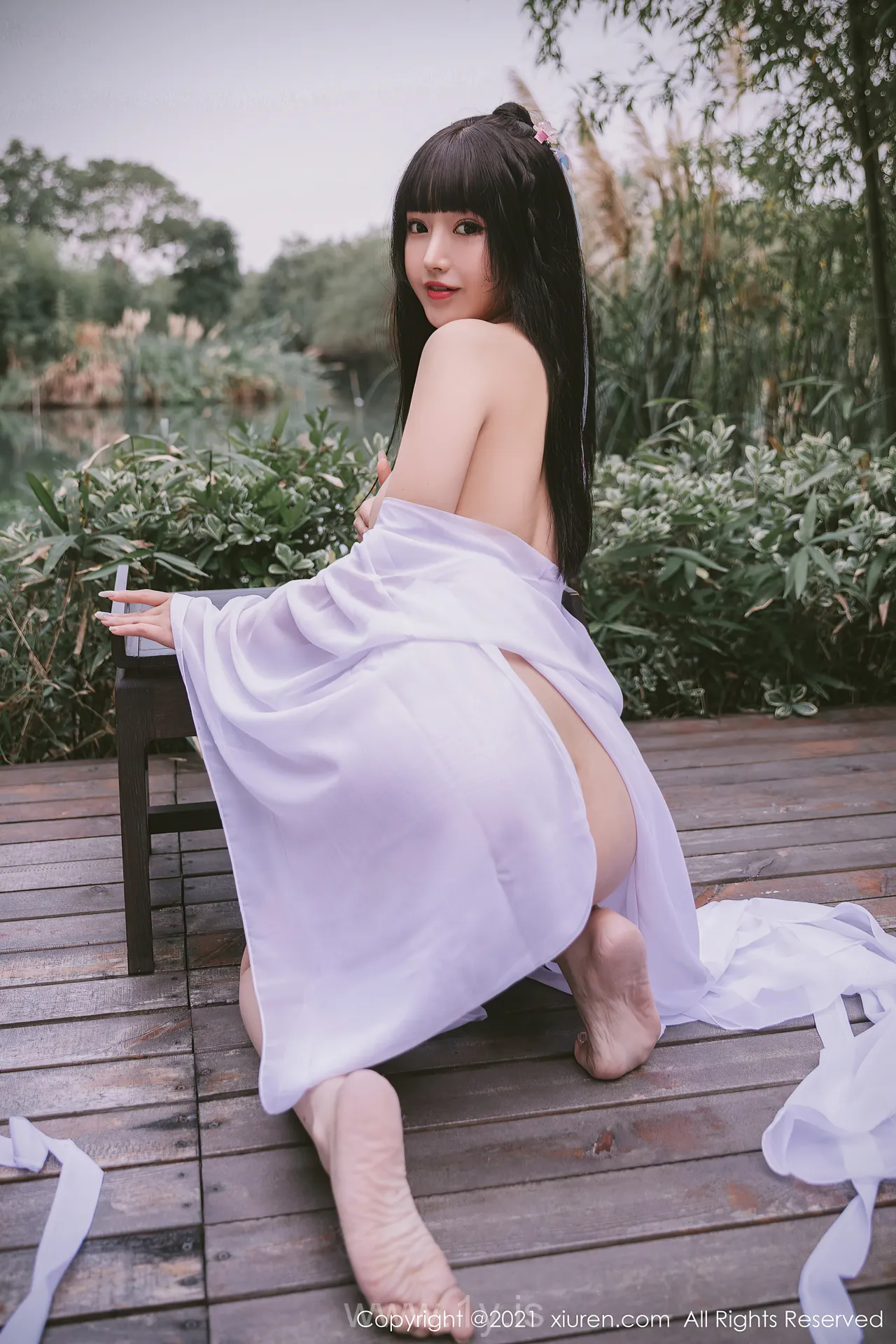 XIUREN(秀人网) NO.3749 Adorable & Sexy Asian Babe 朱可儿Flower