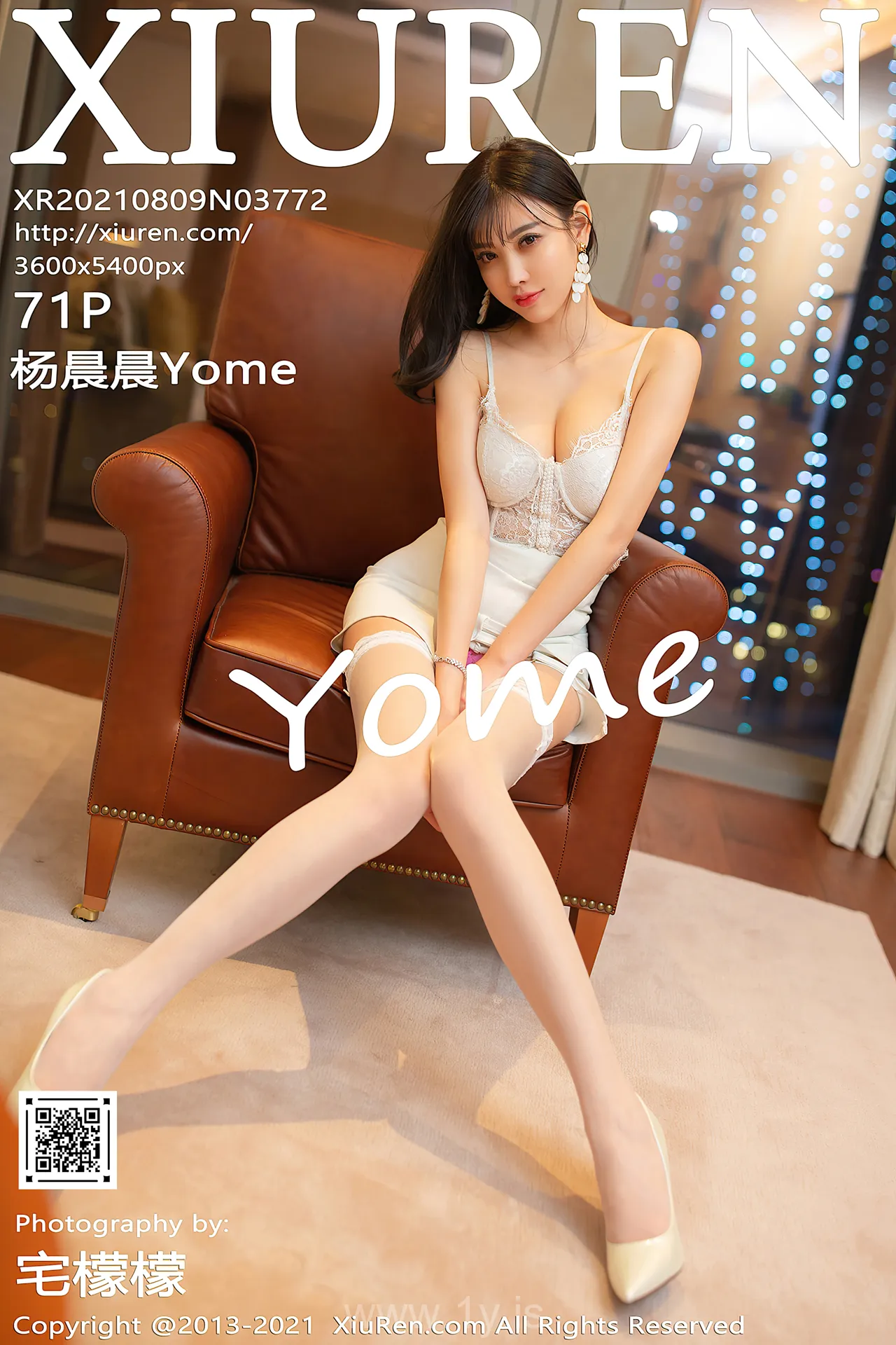 XIUREN(秀人网) NO.3772 Refined Asian Goddess 杨晨晨Yome