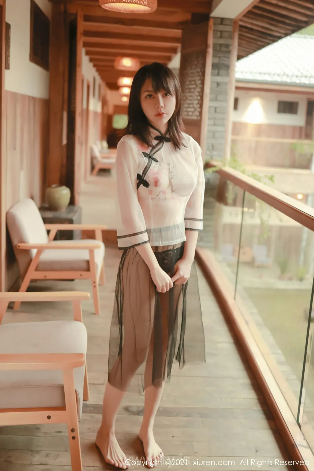 XIUREN(秀人网) NO.4234 Charming & Fashionable Chinese Homebody Girl 韩希蕾