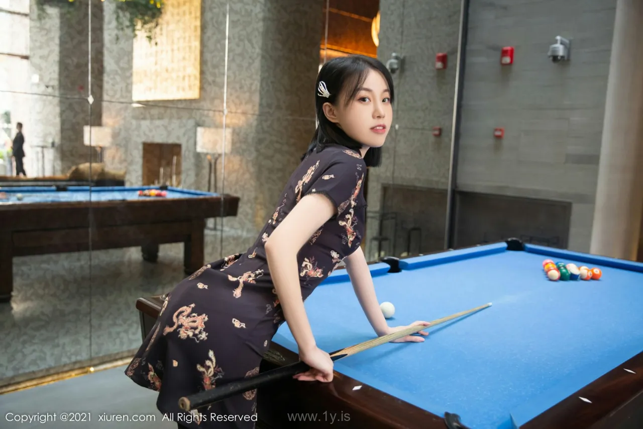 XIUREN(秀人网) NO.4334 Pretty & Irresistible Asian Homebody Girl 一颗甜蛋黄a_黑色花裙