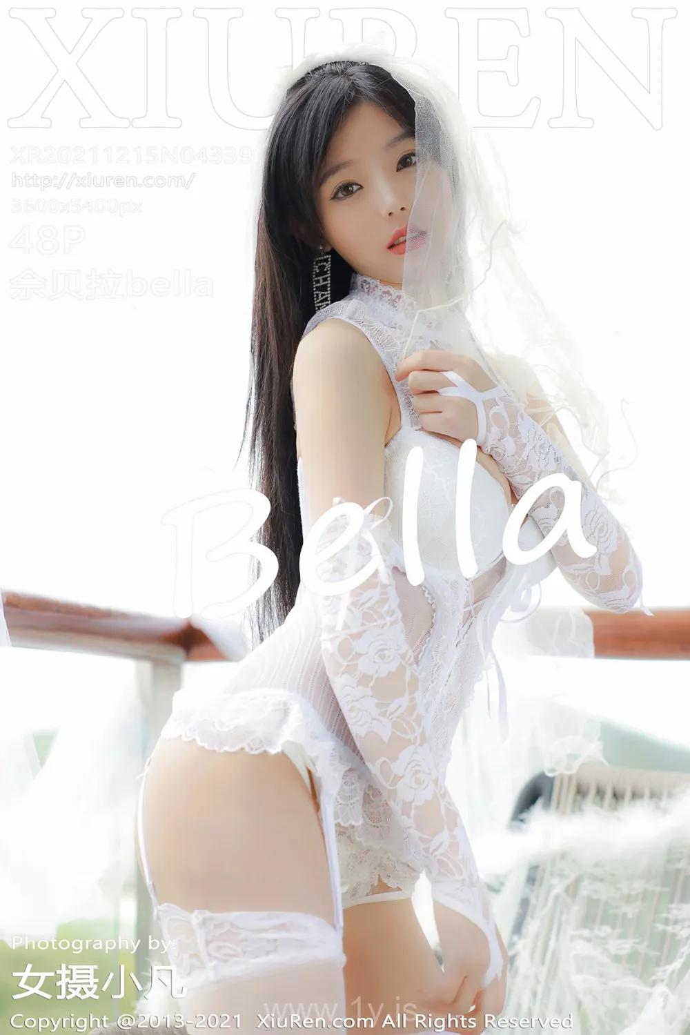 XIUREN(秀人网) NO.4339 Well-developed & Fashionable Chinese Goddess 佘贝拉bella_性感婚纱
