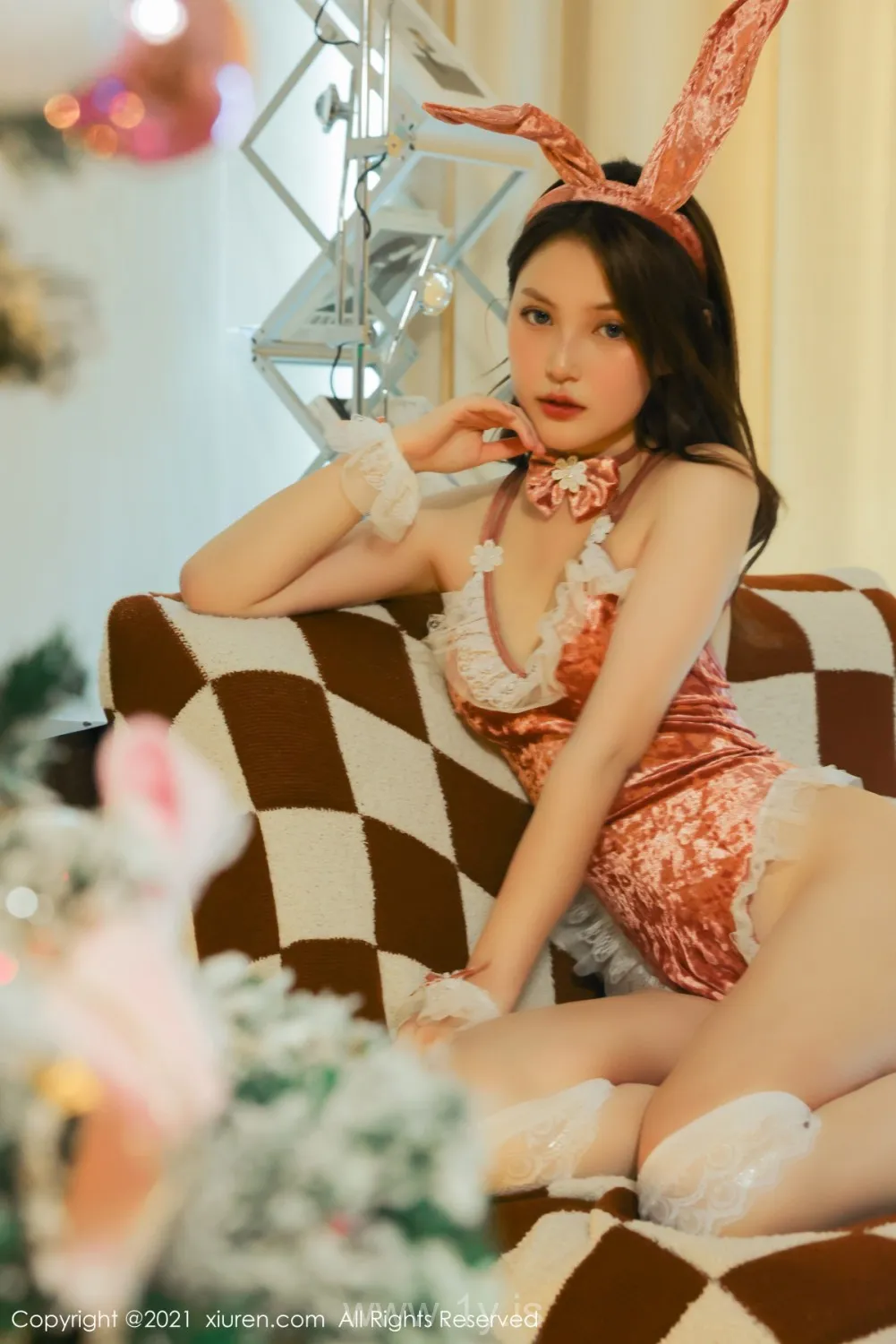 XIUREN(秀人网) NO.4340 Irresistible Chinese Beauty 兔妹妹_圣诞兔女郎