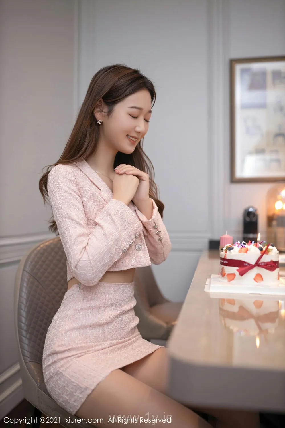XIUREN(秀人网) NO.4390 Graceful & Adorable Asian Babe 唐安琪_透明睡衣