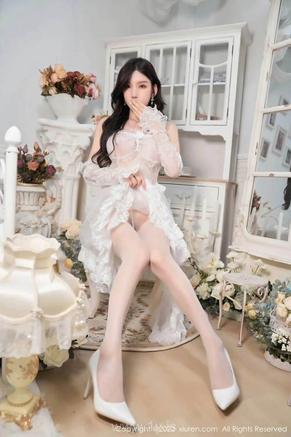 XIUREN(秀人网) NO.4499 Stylish & Fashionable Asian Beauty 周于希Sally_透明长裙