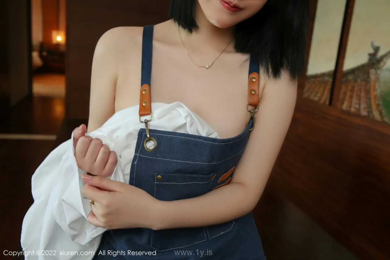 XIUREN(秀人网) NO.4667 Slender & Attractive Asian Beauty 一颗甜蛋黄a_牛仔围裙