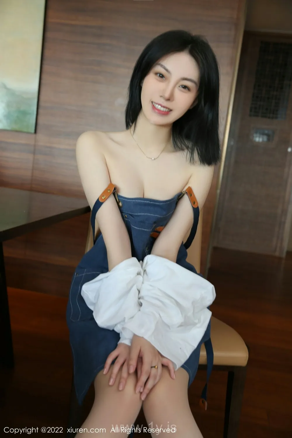 XIUREN(秀人网) NO.4667 Slender & Attractive Asian Beauty 一颗甜蛋黄a_牛仔围裙