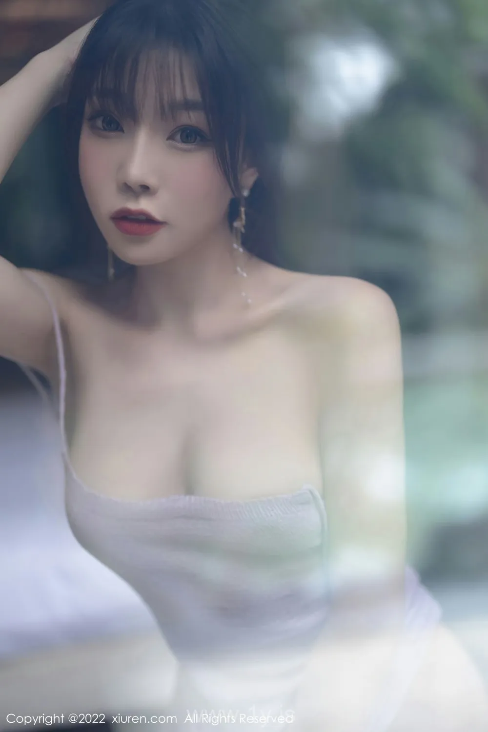 XIUREN(秀人网) NO.4734 Lively & Knockout Chinese Goddess 芝芝Booty_紫色吊带