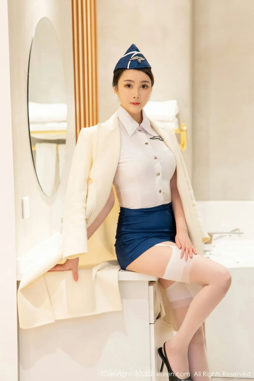 XIUREN(秀人网) NO.4750 Quiet & Fashionable Chinese Mature Princess summer宝宝_空姐制服