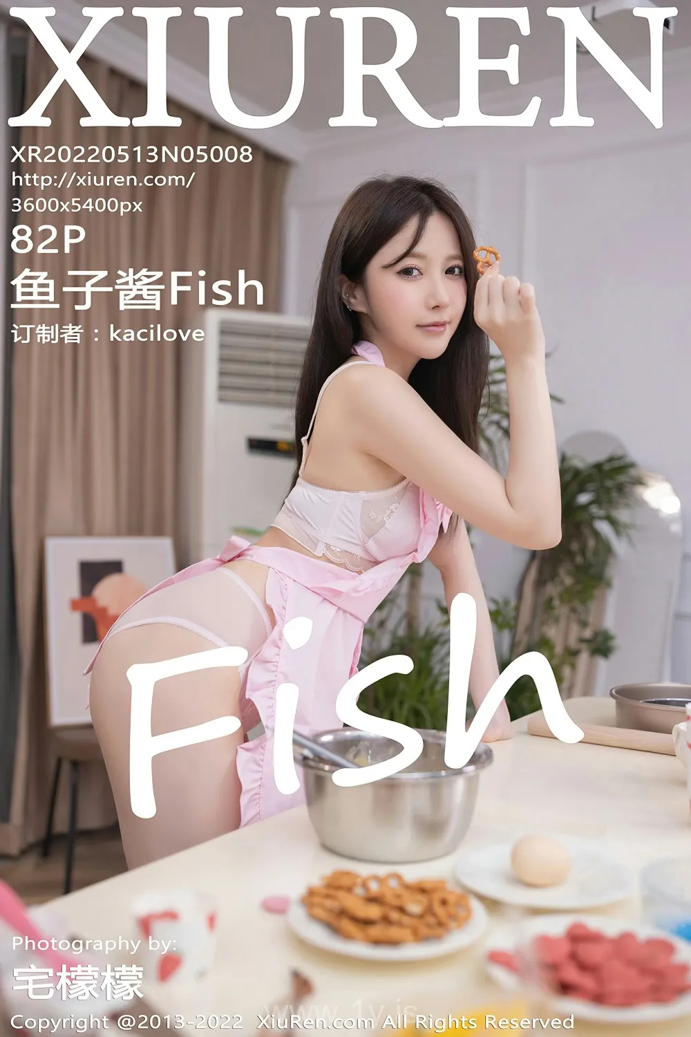XIUREN(秀人网) NO.5008 Quiet Asian Beauty 鱼子酱Fish
