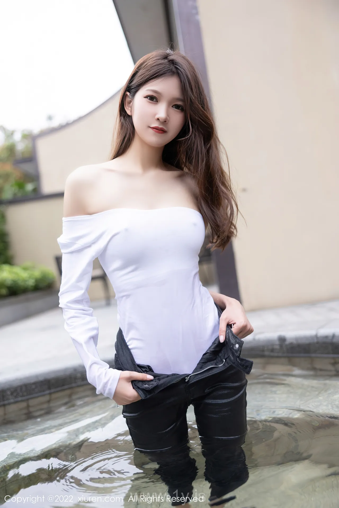 XIUREN(秀人网) NO.5093 Beautiful Asian Angel 轻透收身上衣_程程程