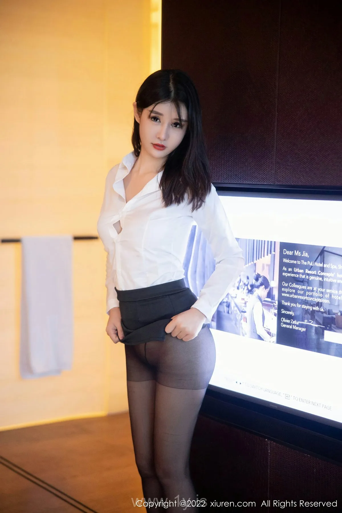 XIUREN(秀人网) No.5578 Elegant & Slim Chinese Hottie 夏沫沫tifa