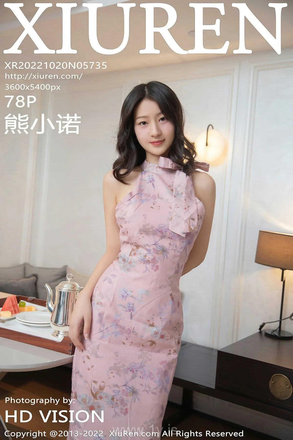 XIUREN(秀人网) No.5735 Pretty & Slim Chinese Peri 熊小诺