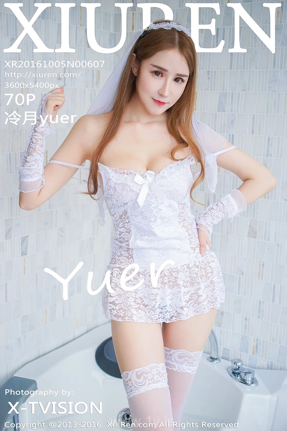 XIUREN(秀人网) NO.607 Pretty & Classy Chinese Cutie 冷月yuer
