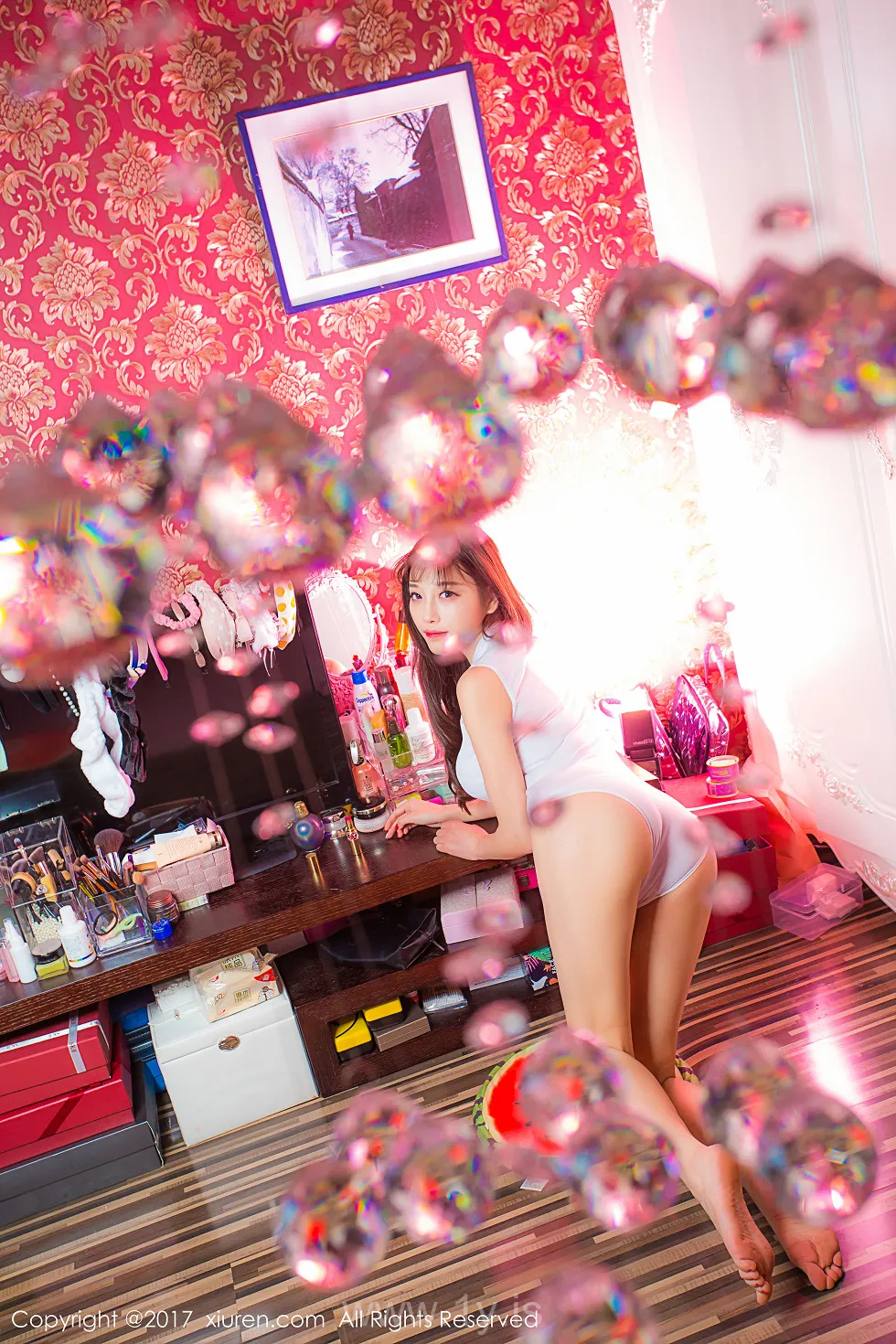 XIUREN(秀人网) NO.797 Well Done & Sexy Asian Cougar 杨晨晨sugar性感女仆装