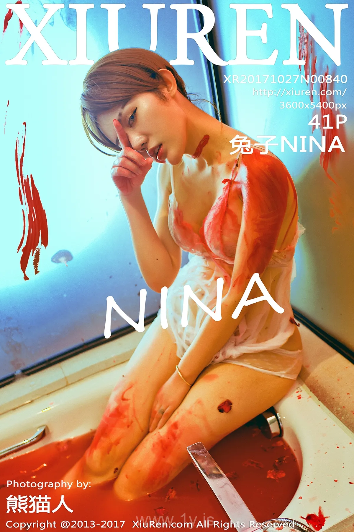 XIUREN(秀人网) NO.840 Stunning & Fashionable Chinese Goddess 兔子NINA