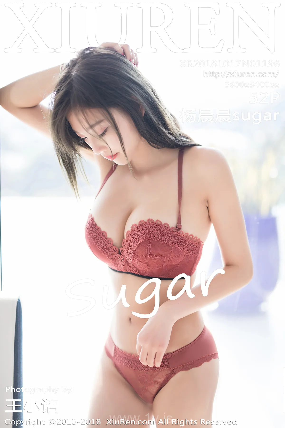 XIUREN(秀人网) NO.1196 Stunning Asian Homebody Girl 杨晨晨sugar